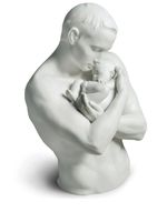 Lladró figurine Paternal Protection (31 cm) - Blanc