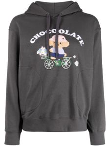 CHOCOOLATE hoodie à imprimé graphique - Gris