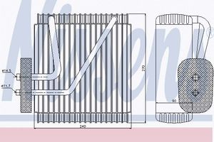 Verdamper, airconditioning 92161