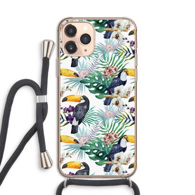 Tukans: iPhone 11 Pro Transparant Hoesje met koord