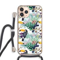 Tukans: iPhone 11 Pro Transparant Hoesje met koord