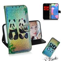 Voor Galaxy A50s gekleurde tekening patroon kleurrijke magnetische Buckle horizontale Flip PU lederen draagtas met houder & kaartsleuven & portemonnee
