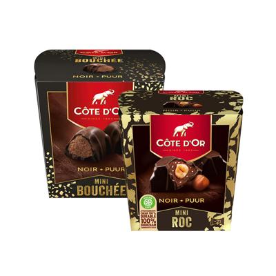 Côte d'Or Sélection kerstpakket Mini Bouchée Puur & Mini Roc Pu