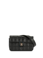 CHANEL Pre-Owned sac banane Choco Bar - Noir - thumbnail