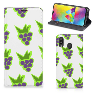 Samsung Galaxy M20 Flip Style Cover Druiven