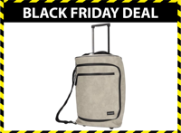 Norlander Nubuck Lyon reistrolley 17L - Handbagage trolley - Fluweel Nubuck - Taupe