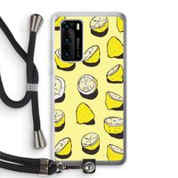 When Life Gives You Lemons...: Huawei P40 Transparant Hoesje met koord