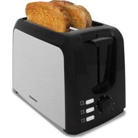 Inventum Tomado broodrooster 750w black rvs