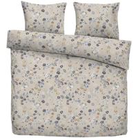 Leen Bakker - Dekbedovertrek Jinte - Zand/blauw - 240x220 Cm - Polyester - Blauw#Beige