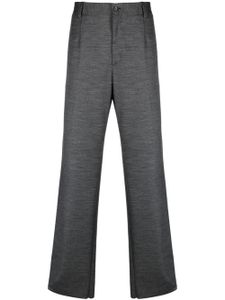 Dolce & Gabbana pleat-detail straight-leg trousers - Gris