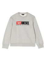 Diesel Kids sweat en coton à logo imprimé - Gris - thumbnail