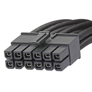 Molex 451361203 Male behuizing (kabel) Totaal aantal polen: 12 Inhoud: 1 stuk(s) Bulk