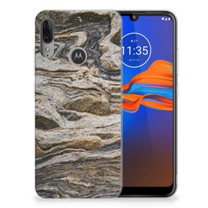 Motorola Moto E6 Plus TPU Siliconen Hoesje Steen