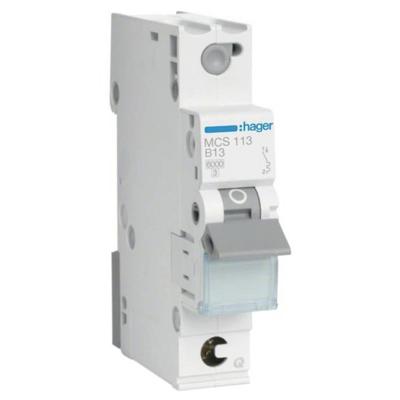 Hager MCS113 Zekeringautomaat 1-polig 13 A 400 V