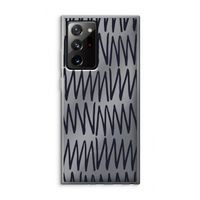 Marrakech Zigzag: Samsung Galaxy Note 20 Ultra / Note 20 Ultra 5G Transparant Hoesje