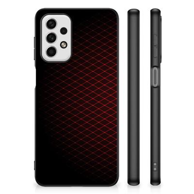 Samsung Galaxy A23 Back Case Geruit Rood