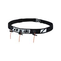 Zone3 racebelt met gel loops zwart/wit