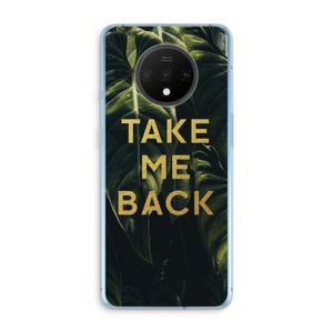 Take me back: OnePlus 7T Transparant Hoesje