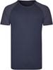 Miners Mate MY111 Men´s Long Tee - Navy/Heather Navy - XL