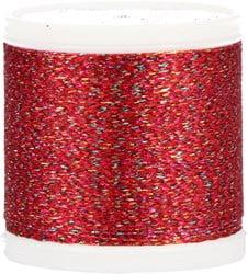 Rico Sticktwist Metallic Borduurgaren No. 40 200m 940 Rainbow/Red