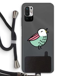 Birdy: Xiaomi Redmi Note 10 5G Transparant Hoesje met koord