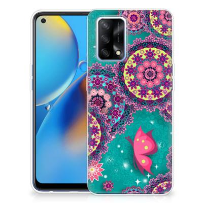 OPPO A74 4G | Hoesje maken | Cirkels en Vlinders