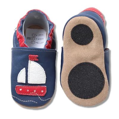 Hobea babyslofjes extra antislip Segelboot-26-27