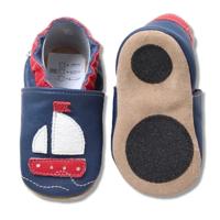 Hobea babyslofjes extra antislip Segelboot-26-27