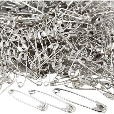 Creativ Company Veiligheidsspelden, l: 28+31+36 mm, dikte 0,7-0,8 mm, zilver, 600 stuk/ 1 doos