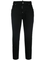 DSQUARED2 jean court à taille mi-haute - Noir