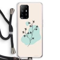 Love your petals: Oppo A94 5G Transparant Hoesje met koord