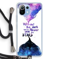 Stars quote: Xiaomi Mi 11 Lite Transparant Hoesje met koord