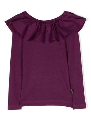 Molo haut à col volanté - Violet