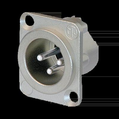 Neutrik Neutrik XLR 3P Chassis male inbouwplug