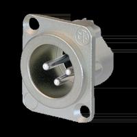 Neutrik Neutrik XLR 3P Chassis male inbouwplug