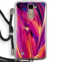 Phoenix: LG K10 (2016) Transparant Hoesje met koord