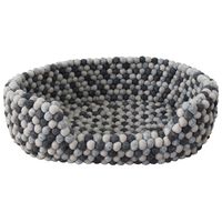 WOOLDOT Hondenbed Pet Basket, grijs-creme, Maat: S WOOLDOT Hondenbed Pet Basket, grijs-creme, Maat: S