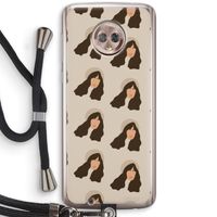 Bonjour mon amour: Motorola Moto G6 Transparant Hoesje met koord