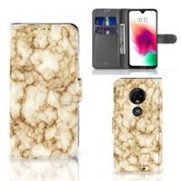 Motorola Moto G7 | G7 Plus | Bookcase | Marmer Goud