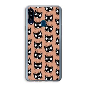 Kat: Samsung Galaxy A20s Transparant Hoesje
