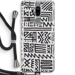 Marrakech print: LG G7 Thinq Transparant Hoesje met koord