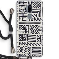 Marrakech print: LG G7 Thinq Transparant Hoesje met koord