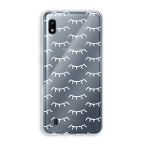 Wimpers: Samsung Galaxy A10 Transparant Hoesje