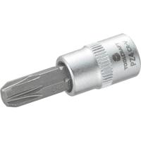 TOOLCRAFT 816060 Kruiskop Pozidriv Dopsleutel-bitinzet PZ 4 1/4 (6.3 mm)