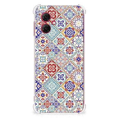 Motorola Moto G55 Anti-Shock Hoesje Tiles Color