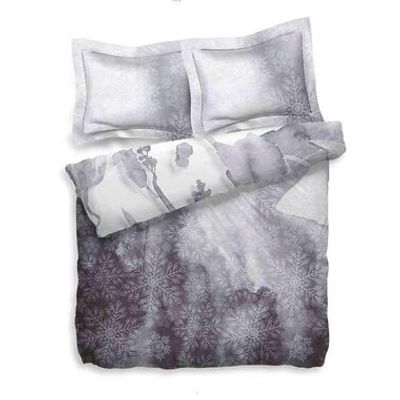 Heckett & Lane dekbedovertrek Bjorn - blauw - 140x200/220 cm