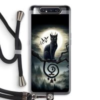 Moonlight Companions: Samsung Galaxy A80 Transparant Hoesje met koord