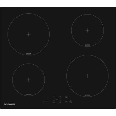 Inductiekookplaat - DAEWOO - 4 branders - 60 cm - BH6ITF37BNM - Zwart
