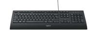 Logitech K280E Pro f/ Business toetsenbord Kantoor USB QWERTY US International Zwart