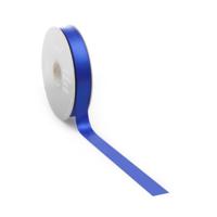 Satijnlint PREMIUM Double face 16mm x 25 meter blue